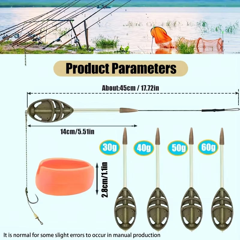 鯉釣り用フィーダーラインセット（30/40/50/60グラム - Monofilament Line のレビューと価格