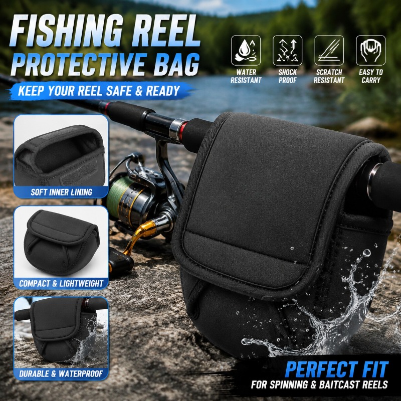釣りリール保護カバーバッグ スピニングリールケース ポーチホ - Fishing Line Spool のレビューと価格